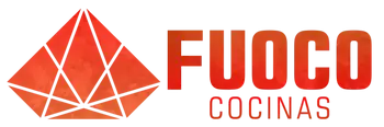 Logotipo horizontal de Cocinas Fuoco, tienda y estudio de cocinas de diseño en Sevilla