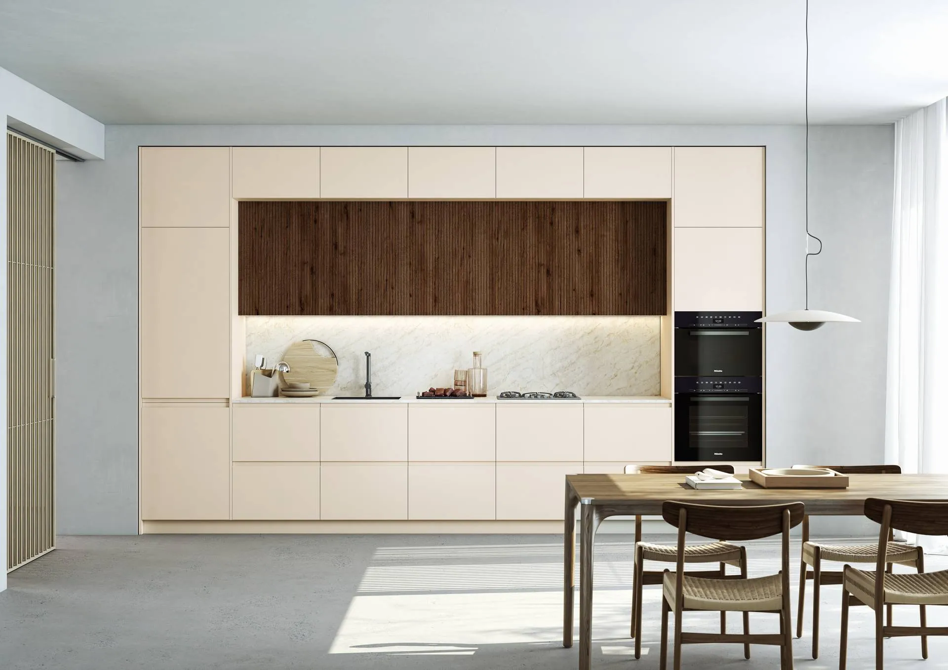 Cocina de diseño moderna en Sevilla por Fuoco